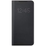 Unknown Samsung Galaxy S21 Case, LED Wallet Cover - Black (US Version)
