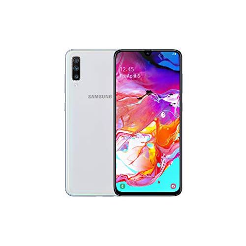 삼성 Unknown Samsung Galaxy A70 SM-A705F/DS, Dual-SIM 4G LTE, International Version (No US Warranty), 128GB ROM, 6GB RAM, White - GSM Unlocked