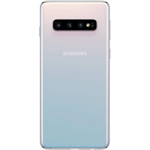 삼성 Unknown Samsung Galaxy S10 G973F Hybrid Dual SIM 128GB Unlocked GSM LTE Phone with Triple 12MP+12MP+16MP Rear Camera (International Variant/US Compatible LTE) - Prism White