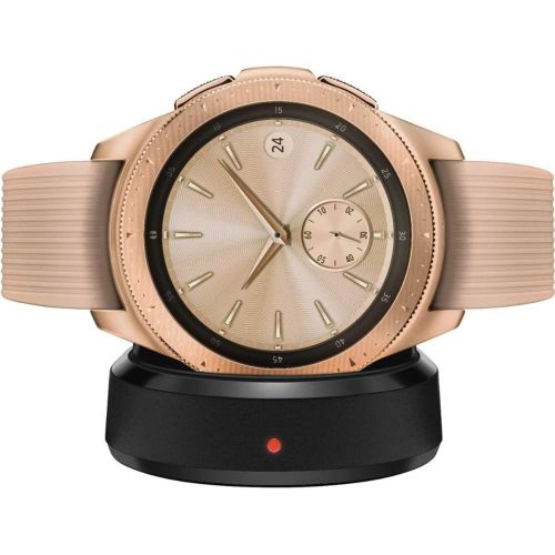 삼성 Unknown Samsung Galaxy Watch (42mm) Smartwatch (Bluetooth) Android/iOS Compatible -SM-R810 (Rose Gold)