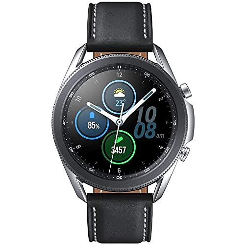 삼성 Unknown Samsung Galaxy Watch3 2020 Smartwatch (Bluetooth + Wi-Fi + GPS) International Model (Silver, 45mm)