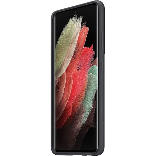 삼성 Unknown Samsung Galaxy S21 Ultra Silicone Case with S-Pen Bundle - Black (US Version)