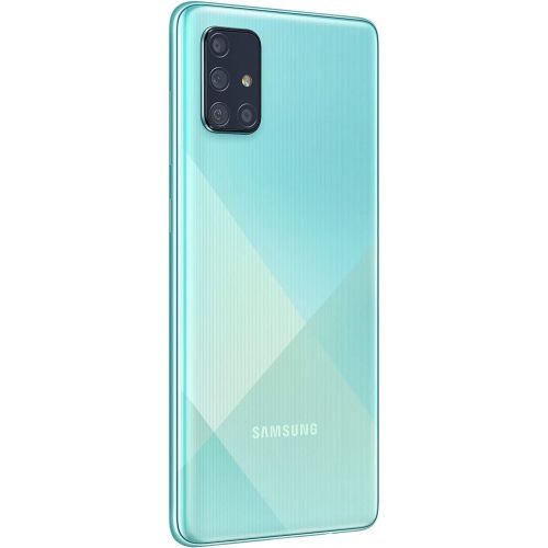 삼성 Unknown Samsung Galaxy A71 A715F, Dual SIM LTE, International Version (No US Warranty), 128GB, Prism Crush BLue - GSM Unlocked