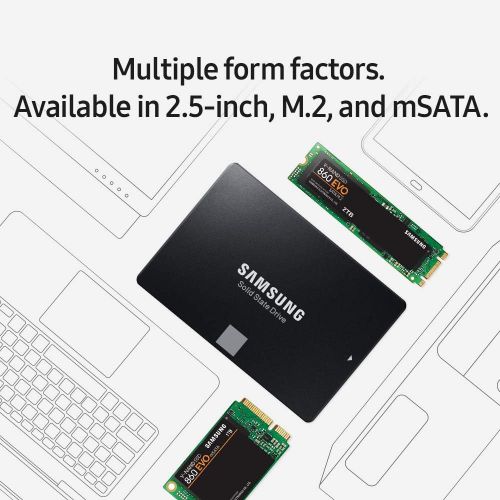 삼성 Unknown Samsung SSD 860 EVO 2TB 2.5 Inch SATA III Internal SSD (MZ-76E2T0B/AM)