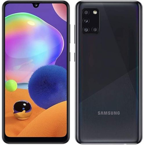 삼성 Unknown Samsung Galaxy A31 64GB / 4GB - A315G/DSL Unlocked Dual Sim Phone w/Quad Camera 48MP+8MP+5MP+5MP GSM International Version (Prism Crush Black)