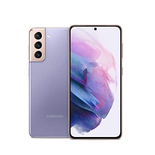 삼성 Unknown Samsung Galaxy S21 5G Factory Unlocked Android Cell Phone US Version 5G Smartphone Pro-Grade Camera, 8K Video, 64MP High Res 128GB, Phantom Violet (SM-G991UZVAXAA)