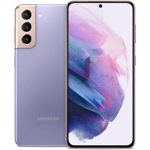 삼성 Unknown Samsung Galaxy S21 5G Factory Unlocked Android Cell Phone US Version 5G Smartphone Pro-Grade Camera, 8K Video, 64MP High Res 128GB, Phantom Violet (SM-G991UZVAXAA)