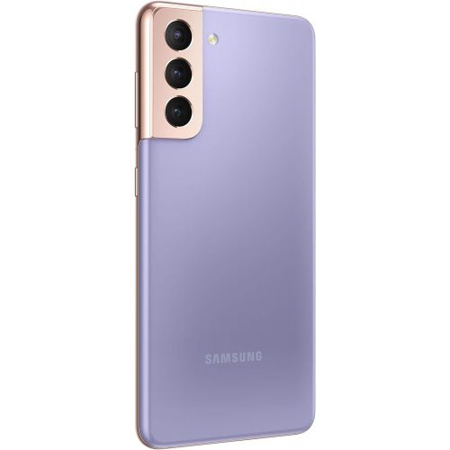 삼성 Unknown Samsung Galaxy S21 5G Factory Unlocked Android Cell Phone US Version 5G Smartphone Pro-Grade Camera, 8K Video, 64MP High Res 128GB, Phantom Violet (SM-G991UZVAXAA)