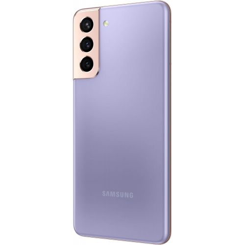 삼성 Unknown Samsung Galaxy S21 5G Factory Unlocked Android Cell Phone US Version 5G Smartphone Pro-Grade Camera, 8K Video, 64MP High Res 128GB, Phantom Violet (SM-G991UZVAXAA)