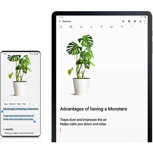 삼성 Unknown SAMSUNG Galaxy Tab S7+ Plus 12.4-inch Android Tablet 128GB Wi-Fi Bluetooth S Pen Fast-Charging USB-C Port, Mystic Navy