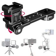 Unknown Osmo Mobile 4 Mount, PT-13 Camera Bracket Tripod Cold Shoe Mount for Mic Light Stand Compatible with DJI Osmo Mobile 3 4 Zhiyun Smooth 4 q q2 Moza Mini s Hohem isteady Gimbals Stab