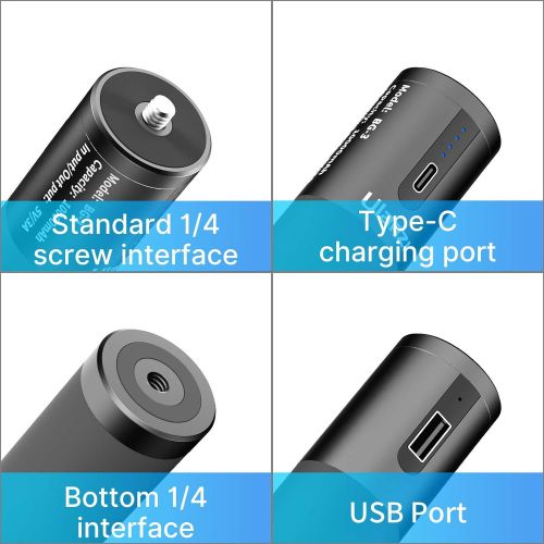  Unknown Battery Handle Grip for Gopro - ULANZI Select BG-3 10000mAh Power Stick, Camera Vlog Handgrip Extension Power Bank, PD/QC Backup Charging Battery Tripod Monopod for iPhone Gopro 10