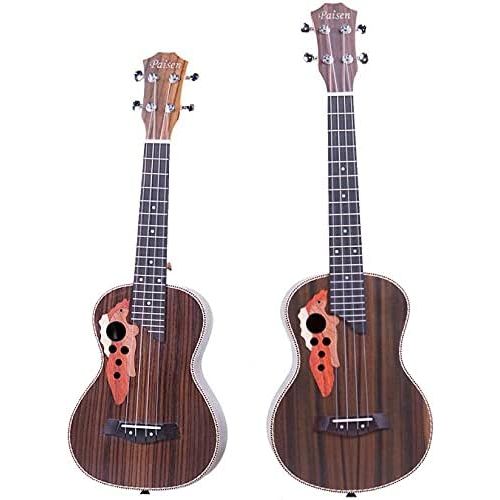  Paisen 23-inch Hawaii ukulele rosewood professional concert Ukulele send tuner trim folder thick piano bag