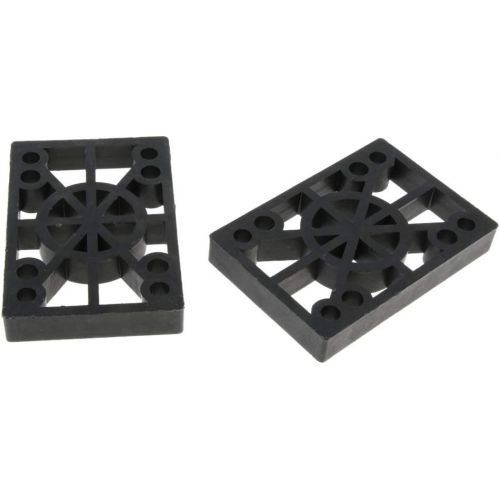  Unknown #N/A 2Pcs Flat Skateboard Risers Hard Plastic Longboard Shock Pads