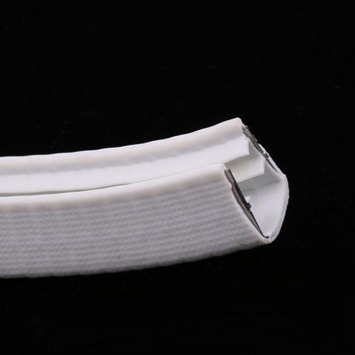 Unknown 2pcs Longboard Skateboard Deck Collsion Protector Rubber Strip BASH Guard - White, 32x2cm