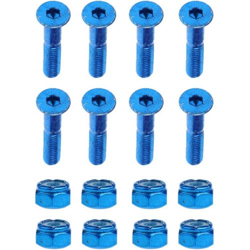  Unknown #N/A 8pcs Carbon Steel Replace Skateboard Truck Hardware Set Longboard Screw Nut