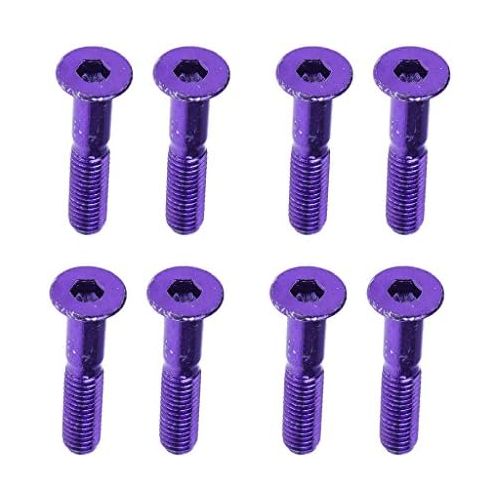  Unknown #N/A 8pcs Carbon Steel Replace Skateboard Truck Hardware Set Longboard Screw Nut