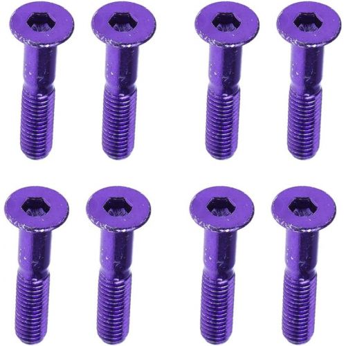  Unknown #N/A 8pcs Carbon Steel Replace Skateboard Truck Hardware Set Longboard Screw Nut