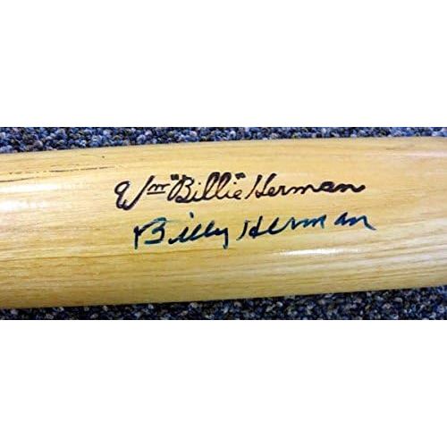  Unknown Billy Herman Autographed Louisville Slugger Bat JSA #K27052