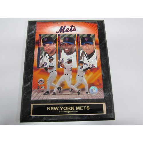  Unknown Mets Sluggers Mike Piazza Cliff Floyd Kaz MATSUI Collector Plaque w/8x10 Composite Photo