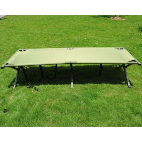  Unknown Outdoor 1-person Folding Tent Elevated Camping Cot w/Air Mattress Sleeping Bag