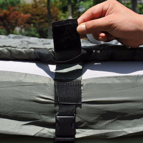  Unknown Outdoor 1-person Folding Tent Elevated Camping Cot w/Air Mattress Sleeping Bag