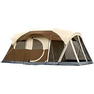 Unknown Tent with Screen Room 6 Person Fits 2 Queen-Size Airbeds Hinged Door for Easy Entry and Exit - Skroutz