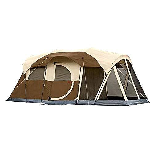  Unknown Tent with Screen Room 6 Person Fits 2 Queen-Size Airbeds Hinged Door for Easy Entry and Exit - Skroutz