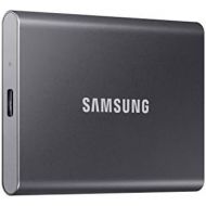 Unknown Samsung SSD T7 Portable External Solid State Drive 1TB, Up to 1050MB/s, USB 3.2 Gen 2, Reliable Storage for Gaming, Students, Professionals, MU-PC1T0T/AM, Gray