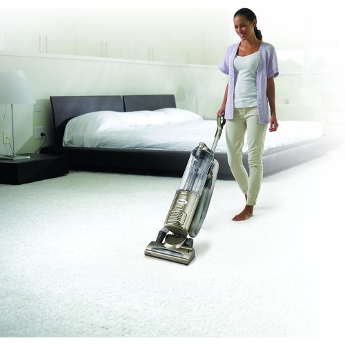  [아마존베스트]Shark Navigator Deluxe Upright Corded Bagless Vacuum for Carpet and Hard Floor with Anti-Allergy Seal (NV42), Champagne