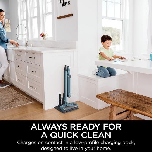  Unknown Shark WANDVAC System WS632BLBRN Ultra-Lightweight Powerful Cordless Stick Vacuum with Charging Dock, Blue