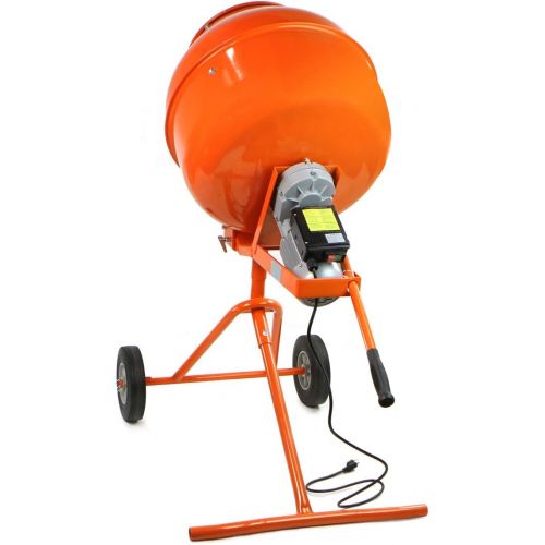  Unknown Stark Portable 5 cu Ft Electric Concrete Cement Mixer Machine Freestanding 1/2 HP Mixing Concrete with Wheel