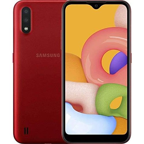 삼성 [아마존베스트]Samsung Galaxy A01 (A015M) 32GB, Dual SIM, GSM Unlocked, 5.7” Display Smartphone - International Version - Black