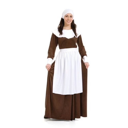  할로윈 용품Unknown Pilgrim Woman Adult Halloween Costume Size 8-10 Medium