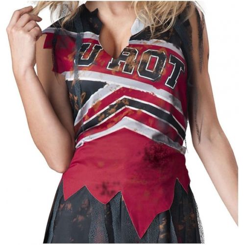  할로윈 용품Unknown Spiritless Cheerleader Costume Adult Scary Sports Zombie Halloween Fancy Dress