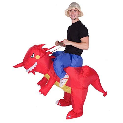  할로윈 용품Unknown Dragon Adult Funny Halloween Inflatable Blow Up Carry Ride On Costume Outfit Fat Suit Men Women