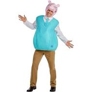 Unknown Mens Daddy Pig Costume