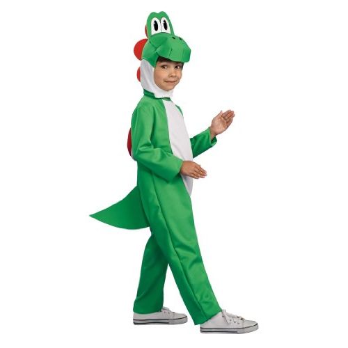  할로윈 용품Unknown Child Video Game Plumber Bros Dino Costume (Medium 8-10) Green