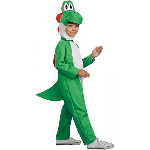  할로윈 용품Unknown Child Video Game Plumber Bros Dino Costume (Medium 8-10) Green