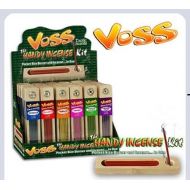 인센스스틱 Unknown 6 x VOSS HANDY INCENSE KIT Pocket Size Burner Incense Sticks Kit