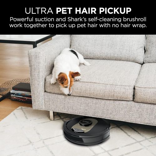  Unknown Shark AV2501AE AI Robot Vacuum with XL HEPA Self-Empty Base, Bagless, 60-Day Capacity, LIDAR Navigation, Perfect for Pet Hair, Compatible with Alexa, Wi-Fi Connected, Carpet & Hard