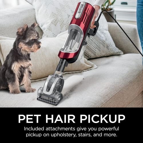  Unknown Shark HZ602 Ultralight Pet Pro Corded Stick Vacuum with PowerFins & Self-Cleaning Brushroll, Perfect for Pets, Converts to Hand Vacuum, Pet Power Brush, Crevice & Upholstery Tools,