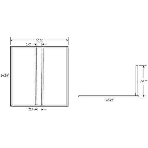  Unknown Non - Penetrating Roof Mount 2 - Inch for satellite dish