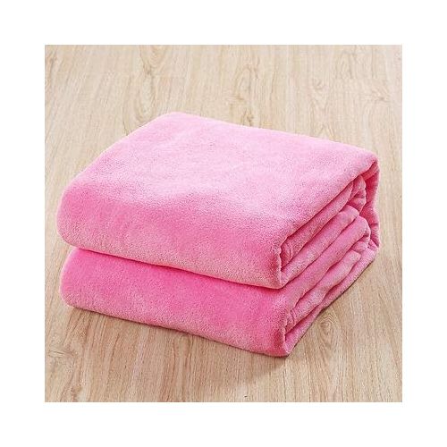  Unknown Plush Fleece Comfy Blanket Bed Comfort Soft Warmth PinkTwin