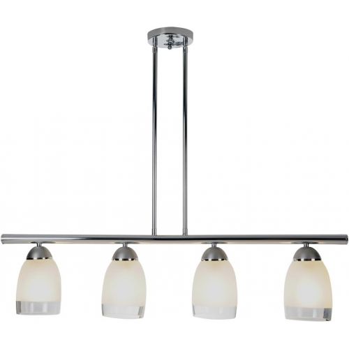  Unknown Monument 617510 Essen 4-Light Pendant Fixture, Polished Chrome, 35 In.