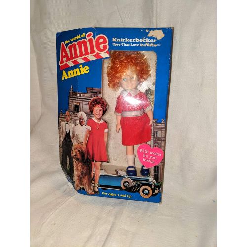  Unknown Little Orphan Annie 6 Doll w Gold Tone Locket - The World of Annie (1982 Knickerbocker)