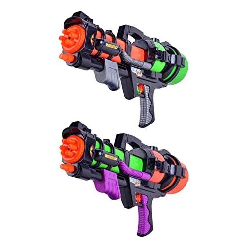  Unknown HOT!!! 60cm Super Large Beach Water Gun Toy high Pressure Funny Water Pistol Colorful Fight Beach Squirt Toy Pistol Spray Water Toys (Large, Black)