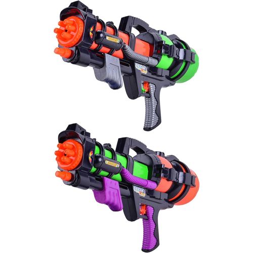  Unknown HOT!!! 60cm Super Large Beach Water Gun Toy high Pressure Funny Water Pistol Colorful Fight Beach Squirt Toy Pistol Spray Water Toys (Large, Black)