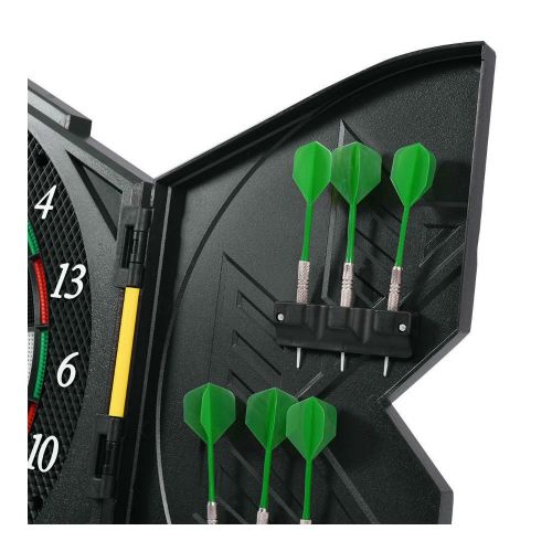  Unknown Professional Electronic Dartboard Cabinet Set w12 Darts Game Room LED Display