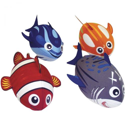  Unknown Water Sports Fish Beach Ball - 81088-Pack of 5